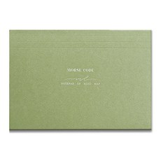 코히모 하드커버 가로 리갈 노트 패드 4W052 175 x 250 mm, 그린, 1개, 1개입