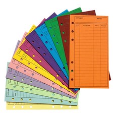 Kohimo 文件牛皮信封 12色套組 4W046, 混色, 1組