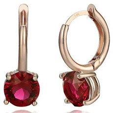 Elle Accessories 女性施華洛世奇14K包金易扣式亮點耳環 ELGPEE248