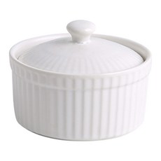 인블룸 세라믹 미니 베이킹 그릇, 화이트, 1개