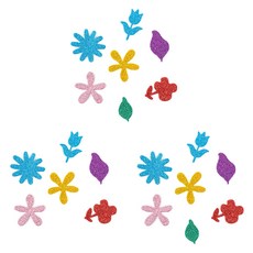 minhwashop EVA 閃亮春天裝飾遊戲貼紙 20種套組 I240012J, 混色, 1套