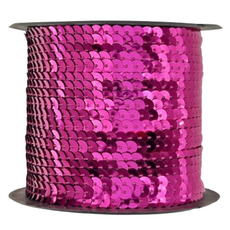 구공칠씨씨 반짝이 줄 스팽글 DIY 만들기재료, 심포니 로즈레드, 1개