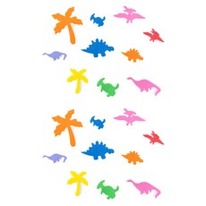 minhwashop EVA 裝飾遊戲貼紙 20款套組 I240012, 恐龍, 1套