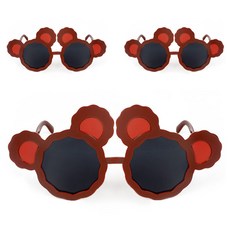 PartyPang 小熊派對眼鏡, 混合顏色, 3個