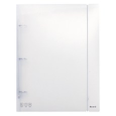 BeOnD 裝飾收納冊 大號 A4 雙面活頁夾 貼紙用 3孔, 1個, 單一顏色