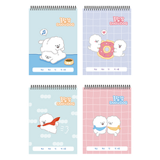 Widna Snow Dog 綜合圖畫本 4款套組 80-0130, 混色, 1套