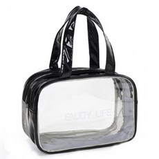 Alfakommers PVC透明分離型防水包, 黑色