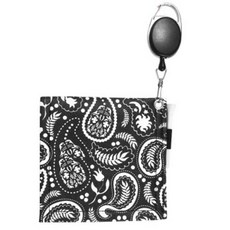 伸縮扣環高爾夫毛巾, 1個, 佩斯利