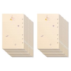 海綿寶寶 LUCALAB Archive 6孔補充內頁橫線筆記本 2款組, 2套