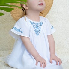 Tartine et Chocolat 女童 GS Karina 刺繡連身裙