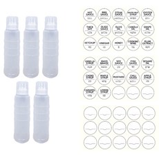 리빙패밀리 3구 뚜껑소스통, 5개, 300ml