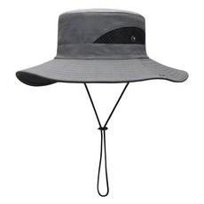 JjaeJjae Market 漁夫帽 騎行 登山 釣魚帽 KOE-2, 灰色