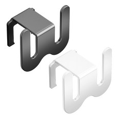 MONACO OLIVE 免打孔鋁製Adenium拖鞋架2件組, 1套, 白色, 鈦色