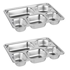 플라라 딥스퀘어 스텐 식판, 2개