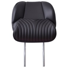 에제스 니로 전용 윙아웃 버킷 헤드레스트 차량용 목쿠션, 모노블랙, 1개