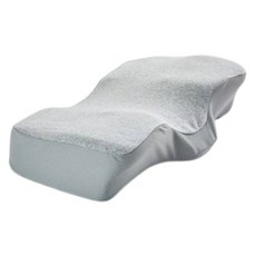 LIV MOM 3D記憶棉熟睡頸椎枕, 1個, 麻灰色