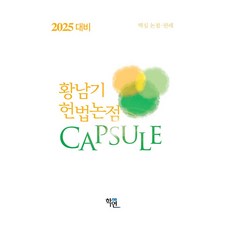 2025 황남기 헌법논점 CAPSULE, 학연