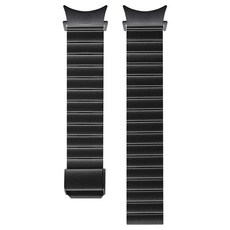 Galaxy Watch 4 / 5 / 6 專用鍊式金屬錶帶 弧形 20mm, 4cm, GLM5 黑色