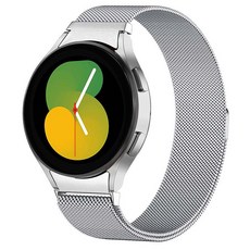 Galaxy Watch 4 / 5 / 6 專用 金屬錶帶 曲面型 20mm, GM3 銀色, 無