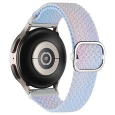 젤센 스마트워치 브레이드 솔로루프 그라데이션 스트랩 20mm, BG1 화이트