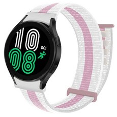 갤럭시워치 4 / 5 / 6 전용 스포츠루프 시계줄 스트랩 커브형 20mm, GSL27 라인핑크, 4cm