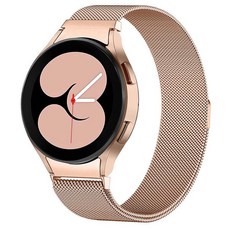 Galaxy Watch 4 / 5 / 6 專用 金屬錶帶 曲面型 20mm, GM5 金色, 無