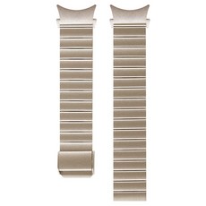 Galaxy Watch 4 / 5 / 6 專用鍊式金屬錶帶 弧形 20mm, 4cm, GLM2 香檳金