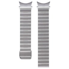 Galaxy Watch 4 / 5 / 6 專用鍊式金屬錶帶 弧形 20mm, 4cm, GLM4 銀色