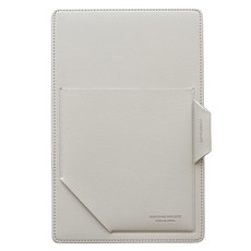 퍼니메이드 가죽 노트패드 홀더 A5, 라이트 그레이, 1개