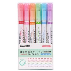 市集風經典特殊麥克筆螢光筆, 混色, 1個