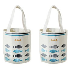 Market Pio 魚形圓形野餐保冷袋 2入, 2個
