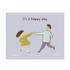 幸福今日小紙條明信片, 混色, 20個