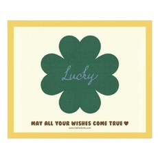 幸運草祝福卡片, 混色, 20個