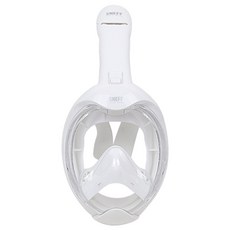 SNEFF 兒童用全景全罩式浮潛面罩, 雪白色