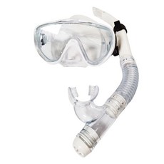 Elsso 泳鏡浮潛面鏡套組, 白色