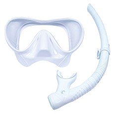 OCEANTAG Illu 浮潛面鏡套組, 白色