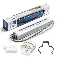 DOOYOUNG FPL 螢光燈 電子式 雙燈用 安定器 55W + PL燈座 套組, 1個