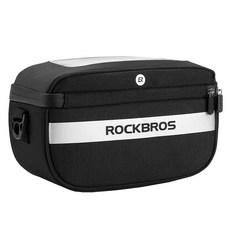 락브로스 휴대폰 방수터치스크린 자전거 가방 B27, 블랙, 1개