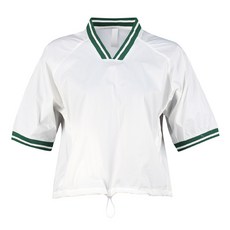 luxgolf 女款V領抽繩短袖高爾夫衫 LB4M624W