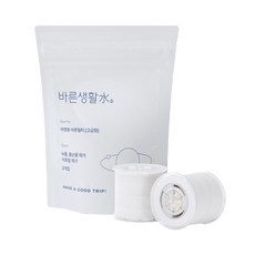 Bareun Soo 旅行用迷你蓮蓬頭替換濾芯 高級型 2入, 1袋