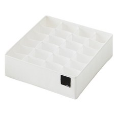 HANSSEM Blanc 更衣室內衣抽屜收納盒 24 個隔層, 1個, 白色