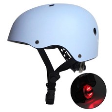 AMOLRIGHT 尾燈城市頭盔 AMH02, 淡藍色