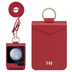 모란카노 웨이브 포켓링 다이어리 휴대폰 케이스