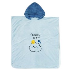 HANEE 幼兒用雲朵浴巾 L, 藍色, 1個
