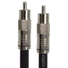 soltop 韓國製 RCA TV 同軸電纜 黑色, SOLTOP-619, 1個