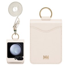 모란카노 웨이브 포켓링 다이어리 휴대폰 케이스