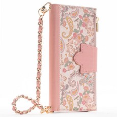 MOLAN CANO Caruso Paisley 簡約拉鍊日記本手機殼