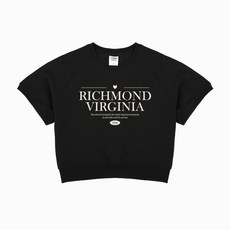 에어플레인 리치몬드1942 크롭 반팔 맨투맨