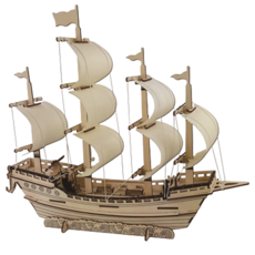 Sunnews 樂齡益智健腦 船舶 3D 立體拼圖 3號, 78件, 1個