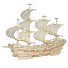 Sunuse 樂齡健腦船艦3D立體拼圖 1號, 88件, 1個